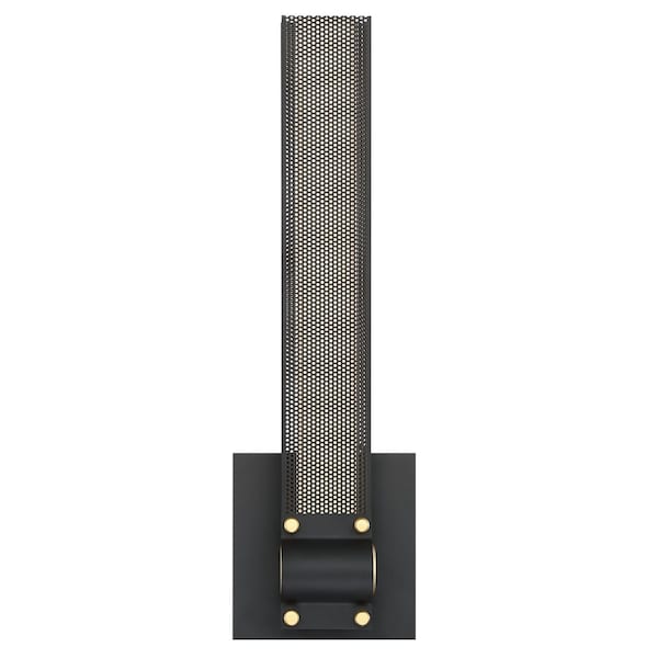 Eurofase Admiral Contemporary LED Chandelier, 1-Light, 4900 Lumens, Soft White/Matte Black/Brass 37052-010 - main
